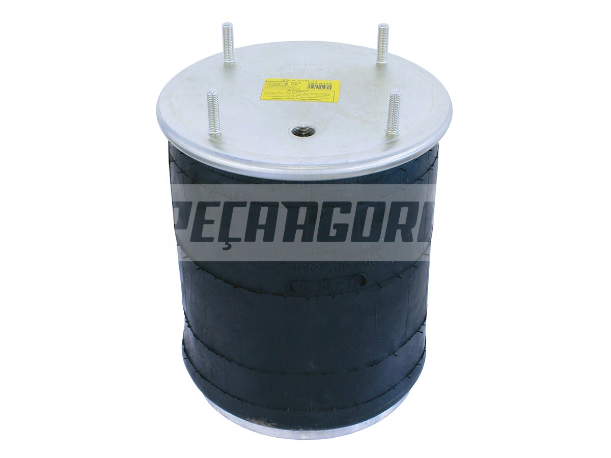 MOLA PNEUMATICA ALTURA MAX 595MM ALTURA MIN 252MM DIÂMETRO MAX 361MM FIXACAO SU