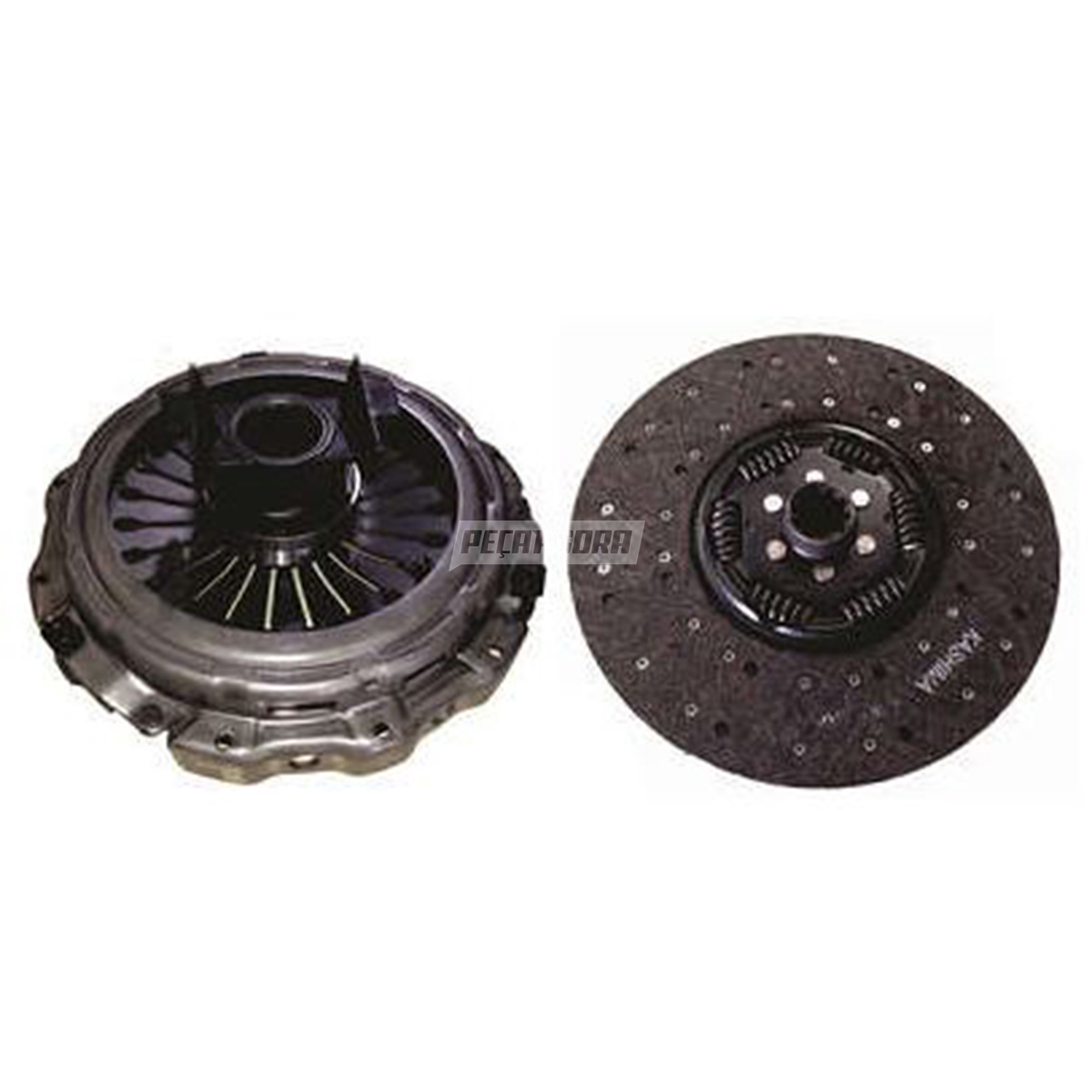 KIT EMBREAGEM 380MM COM TUBO GUIA VW 14210 14220 16210 16220 17210 17220 23210 2