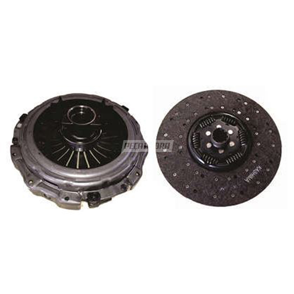 KIT EMBREAGEM 380MM SEM TUBO GUIA VW 14210 14220 16210 16220 17210 17220 23210 2