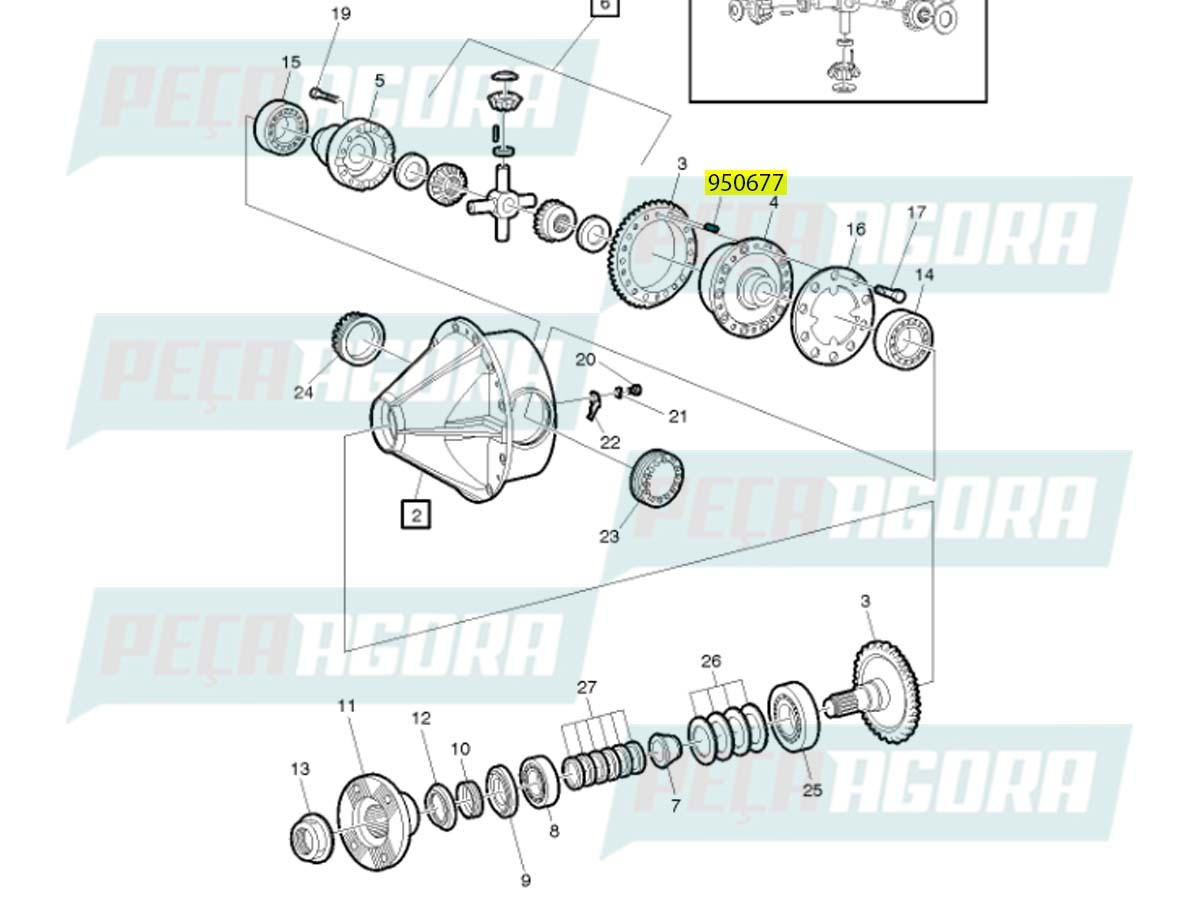 PINO DIFERENCIAL VOLVO (950677)