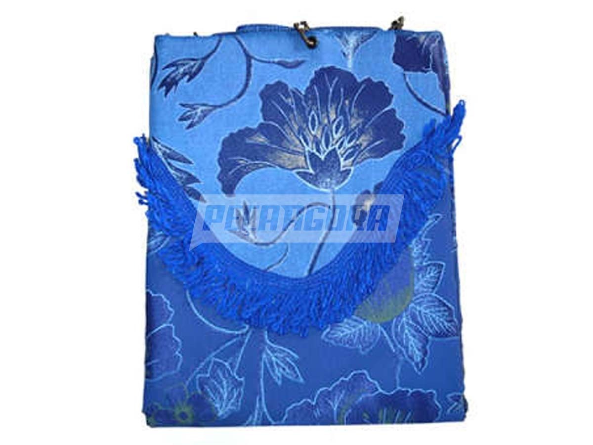 CORTINA JACARD CETIM MEIO MB 1938 ALTA AZUL SHANTUNG (431412)