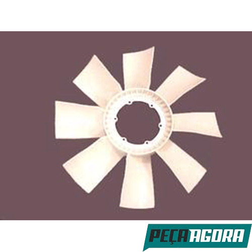 HELICE RADIADOR MOTOR 8 PAS NYLON PARA SCANIA S4 SERIE 4 165MM X 220MM (1354980)