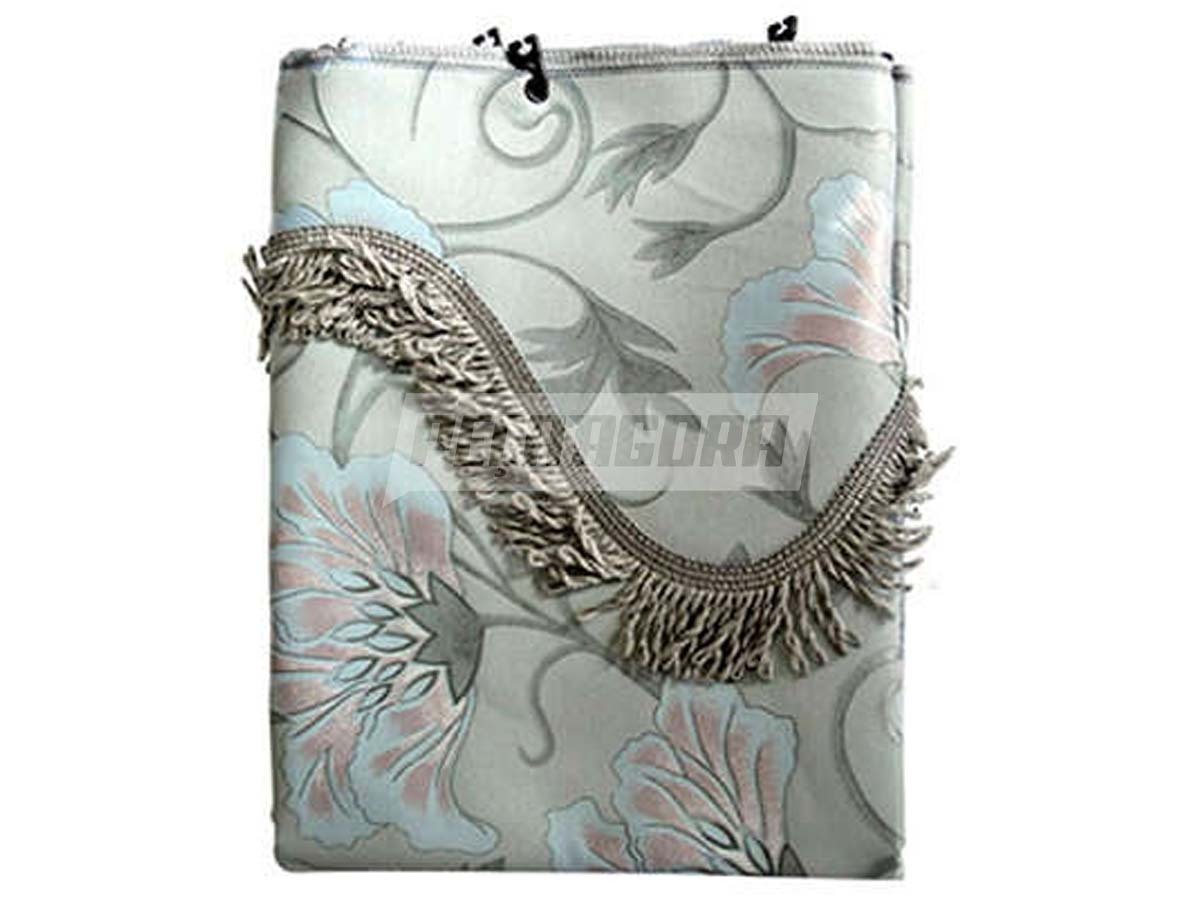 CORTINA JACARD CETIM MEIO MB 1938 ALTA CINZA SHANTUNG (431413)