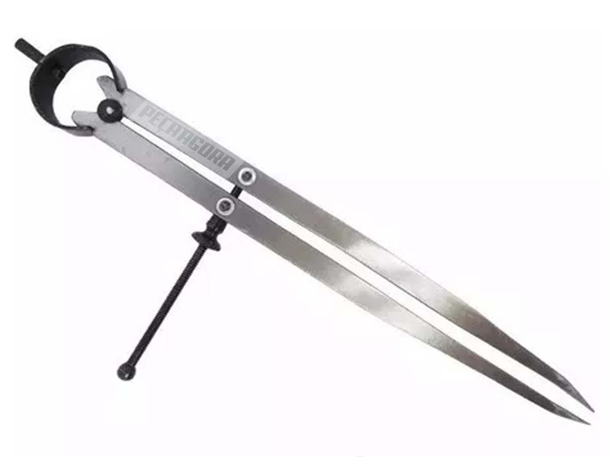 COMPASSO PONTA RETA PARA MECANICO 8 POLEGADAS 3HR EDA (C8P3HR)