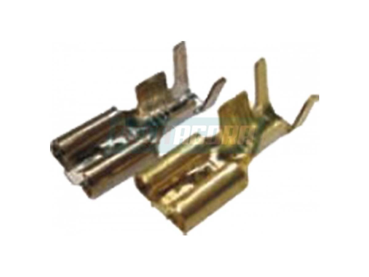 CAIXA COM 100 TERMINAL FIO ENCAIXE COM TRAVA 4 MM ETE7020C (FRN1182BG)