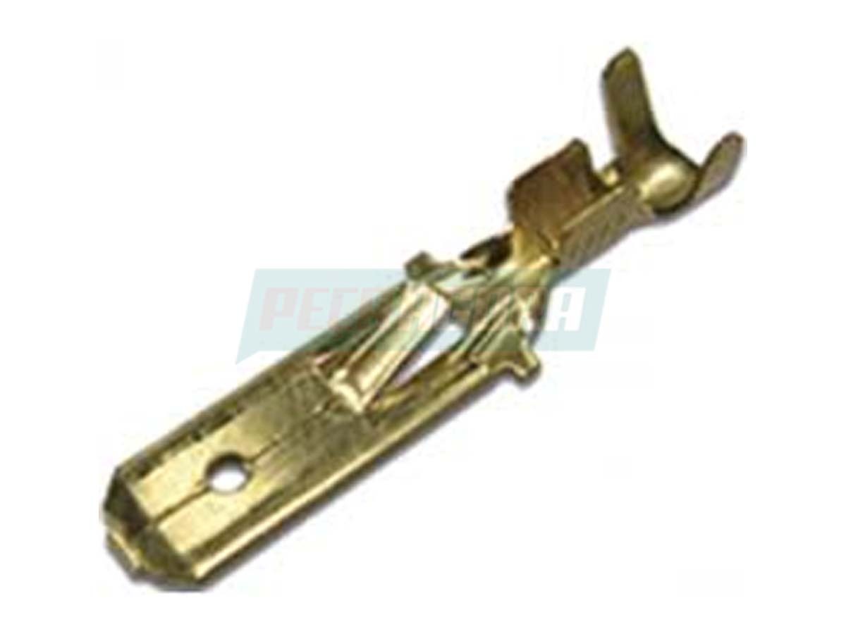 CAIXA COM 100 TERMINAL FIO MACHO ESPADA COM TRAVA 1.5MM ETE7033 (ETE7033)