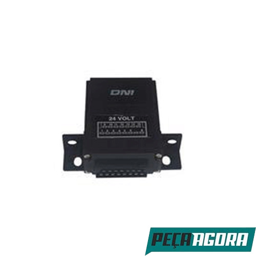 RELE TEMPORIZADOR 24V 15TERMINAIS COM SUPORTE EDC (1618789)