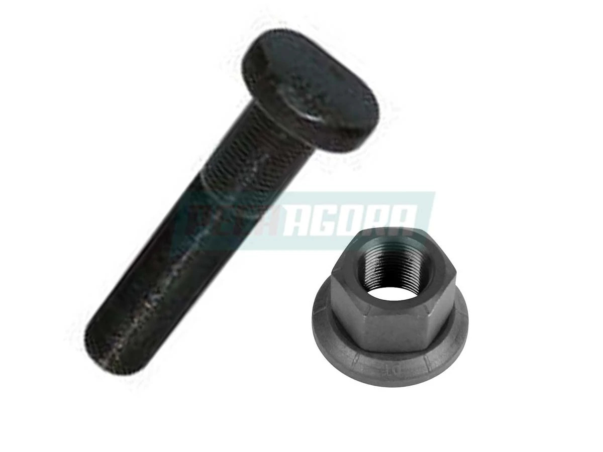 CONJUNTO PARAFUSO RODA TRASEIRA M22x1,5x110/120,5xCH32xH27 MB AXOR ACTROS 2012 E