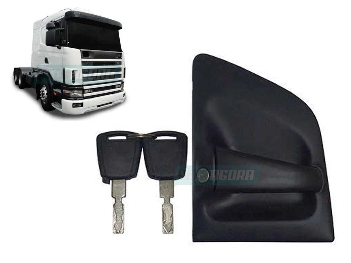  MACANETA PORTA COM CHAVE E MIOLO SCANIA 94 114 124 164 98 A 2007 SERIE 5 (V.142