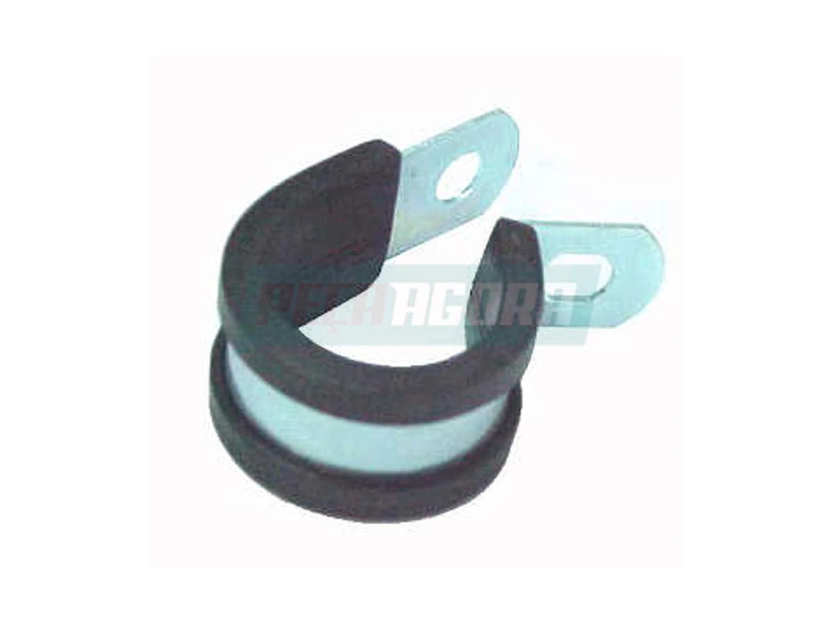 CAIXA 10  ABRACADEIRA COM BORRACHA ENCANAMENTO HIDRAULICO 20/25MM (CX.9160000000