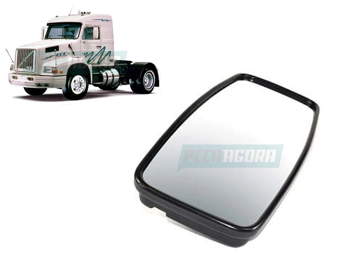 ESPELHO RETROVISOR VOLVO NL 1993 A 1999 MB L1418 L1620 BICUDO CARA CHATA 1998 A 