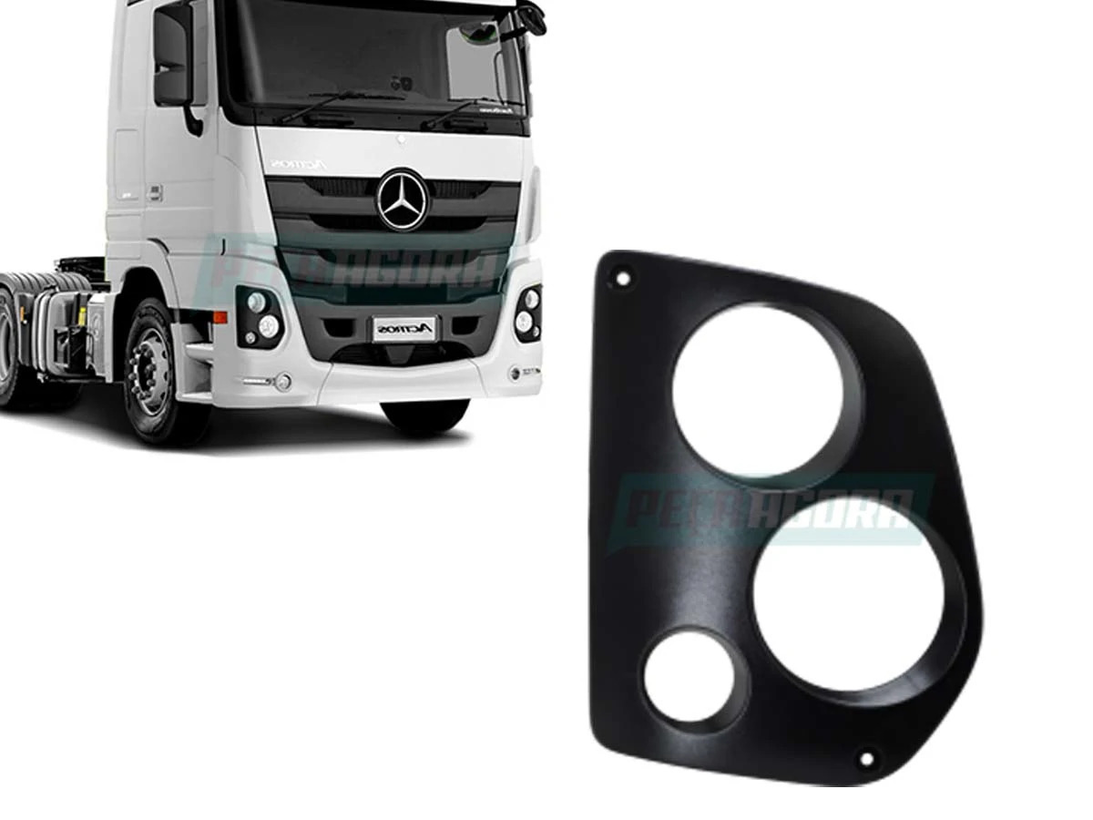 ACABAMENTO FAROL DIREITO MB ACTROS 2646 MERCEDES BENZ (9438851374)