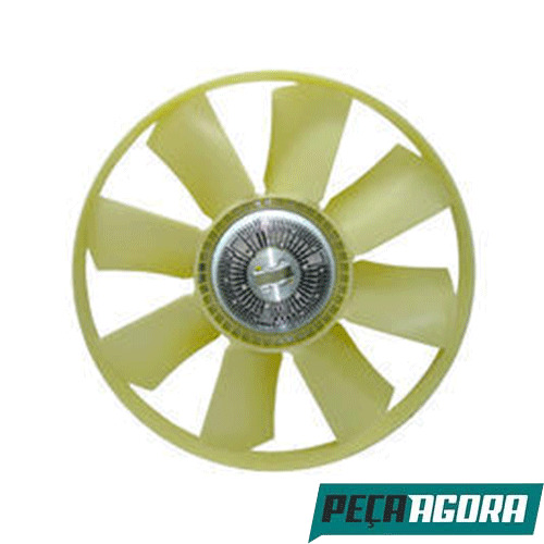 HELICE RADIADOR MOTOR COM VISCO 4 FUROS 8 PAS MB   L1620 L1622E 1624E 1718E 1722