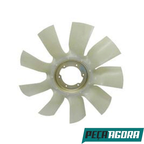 HELICE RADIADOR MOTOR 9 PAS NYLON FORD CARGO 2631 2831 4331 5031 2628E 7122E 262