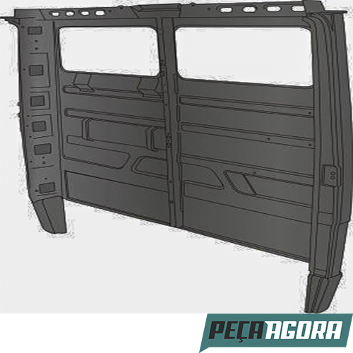 PAREDE MB MERCEDES BENZ HPN 710 912 1618 TRASEIRA (6886400102)