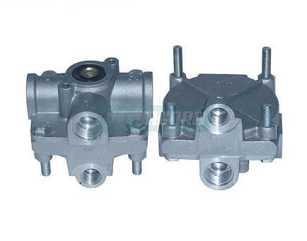VALVULA RELE WABCO 3 FUROS 16MM 1 FURO 22MM BAIXA PARA SCANIA VOLVO PARA IVECO R
