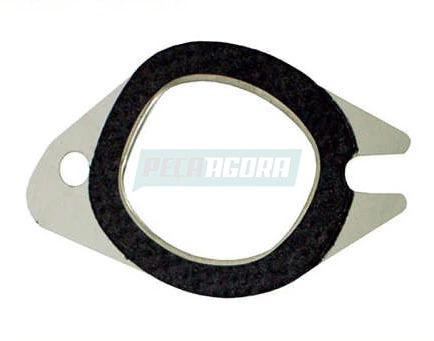 JUNTA COLETOR ESCAPE VOLVO N10 N12 NL10 NL12 B58 B10M B58E CHAPA COM AMIANTO  (4