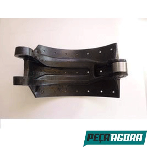 SAPATA PATIM FREIO TRASEIRO COM ROLETE LONA VOLVO B58 N10 (1137701)