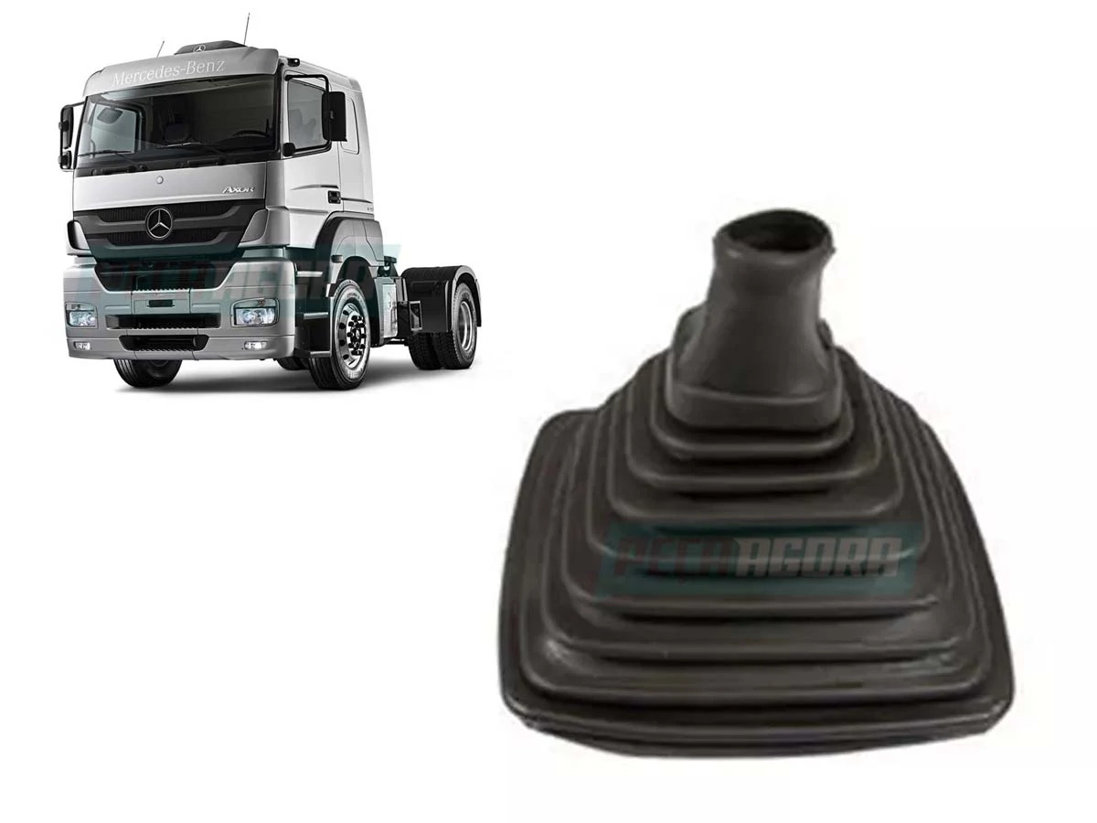 GUARDA PO ALAVANCA CAMBIO PRETO MERCEDES BENZ MB AXOR TODOS (9412680097-3009)