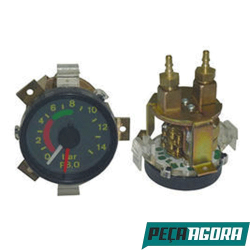 MANOMETRO PRESSAO DUPLO ROSCA INTERNA 8 BAR MB MERCEDES BENZ (0015426908A)