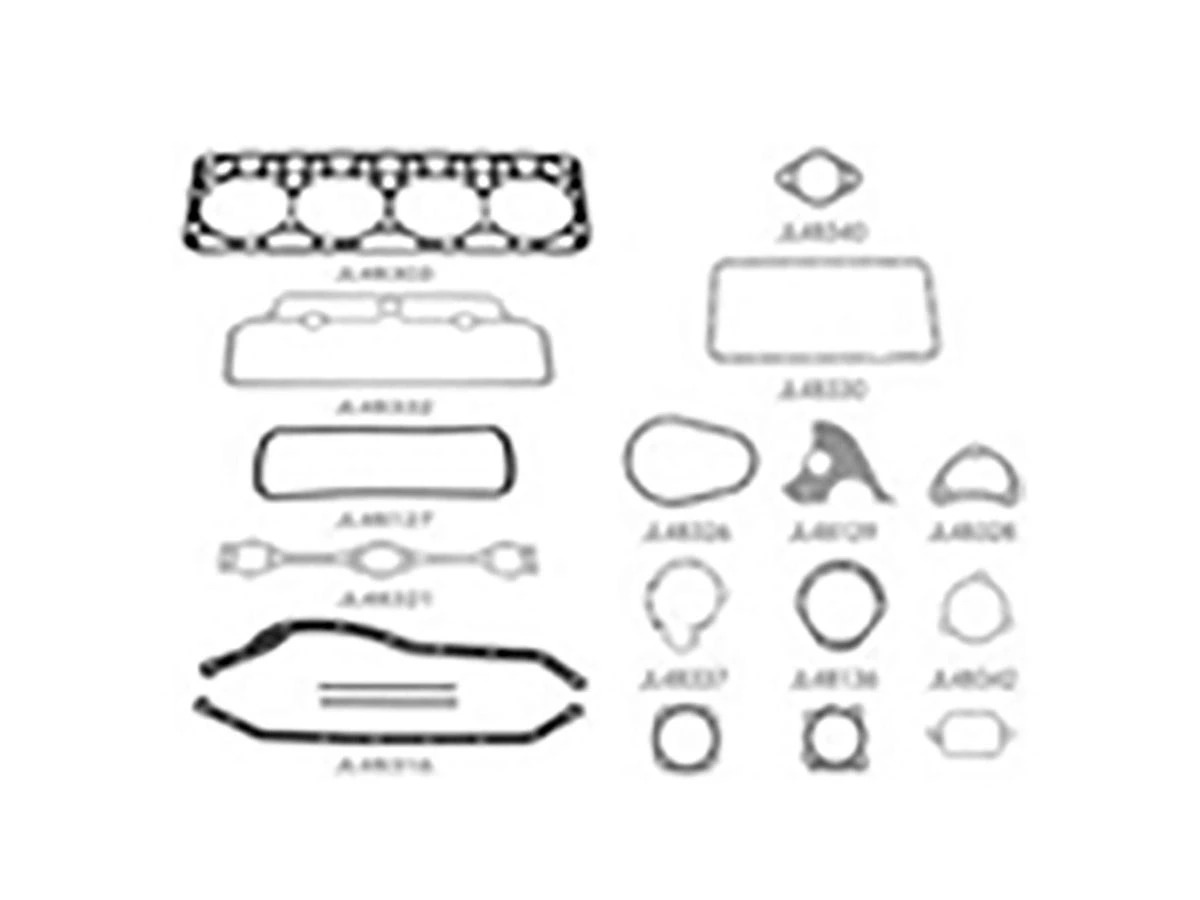 JOGO JUNTA COMPLETO MOTOR MB OM314 L608D CABECOTE GAXETAS RETENTOR (3430100180.)