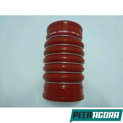 MANGUEIRA RADIADOR AR 6 ANEIS VERMELHA MB ACTROS O501 - 115X210MM (0030940882-00