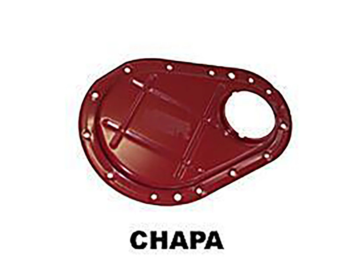 TAMPA CARCACA DISTRIBUICAO MOTOR MB OM352 L1113 1313 1513 2013 2213 L608D CHAPA 