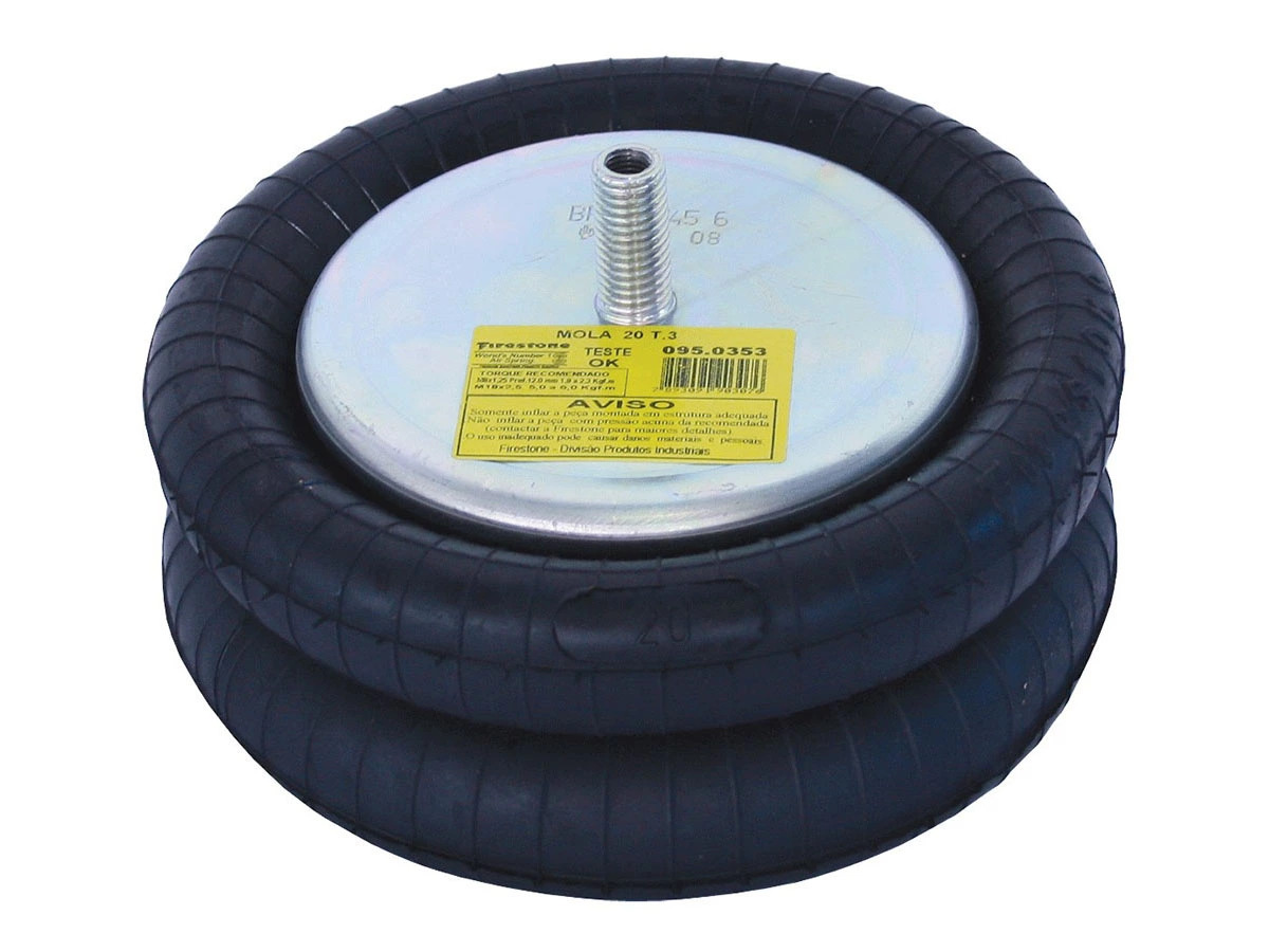 MOLA PNEUMATICA 20 T3  SUSPENSOR EIXO RANDON GUERRA VOLVO RHODOSS NOMA ST852 (21