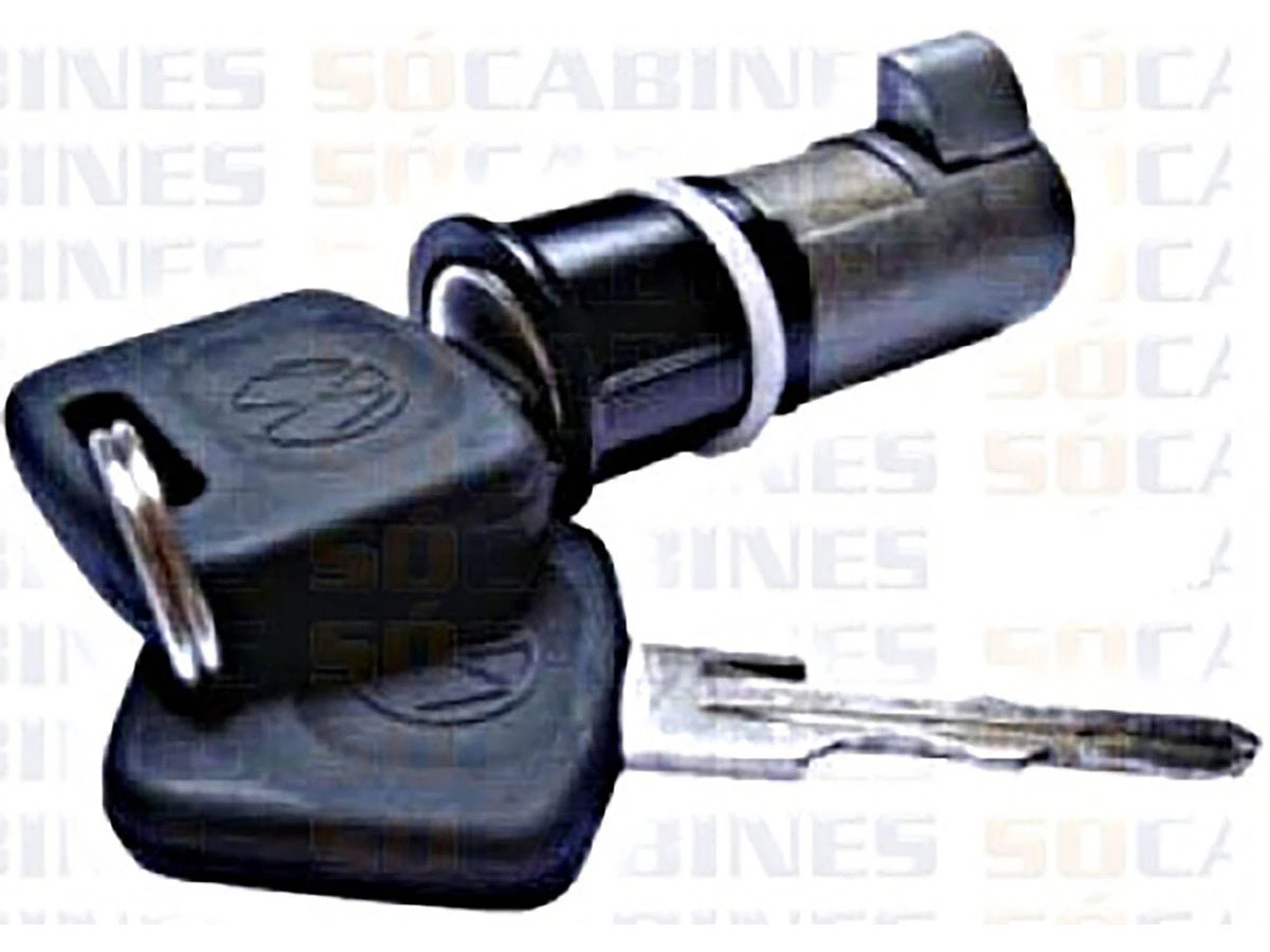CILINDRO TRAVA CABINE PORTA LUVA COM CHAVE VW 14200 12140H 14150 14220 16170 162