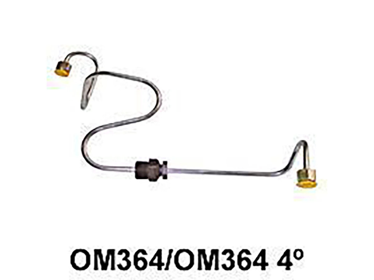 TUBO INJETOR CILINDRO 4 MOTOR MB OM364 364A LA L709 ONIBUS 710 712 LO809 LO814 9