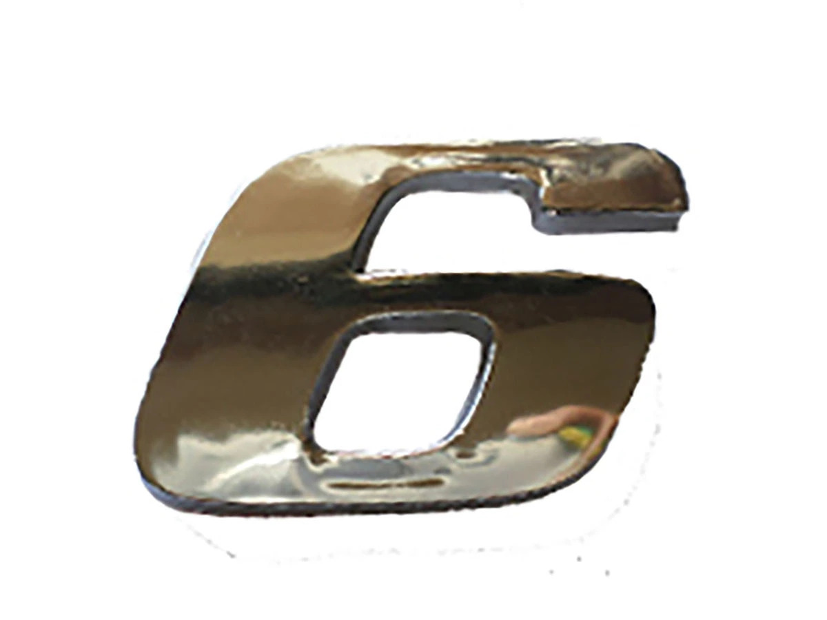 NUMERO 6 CROMADO (9438171714_)