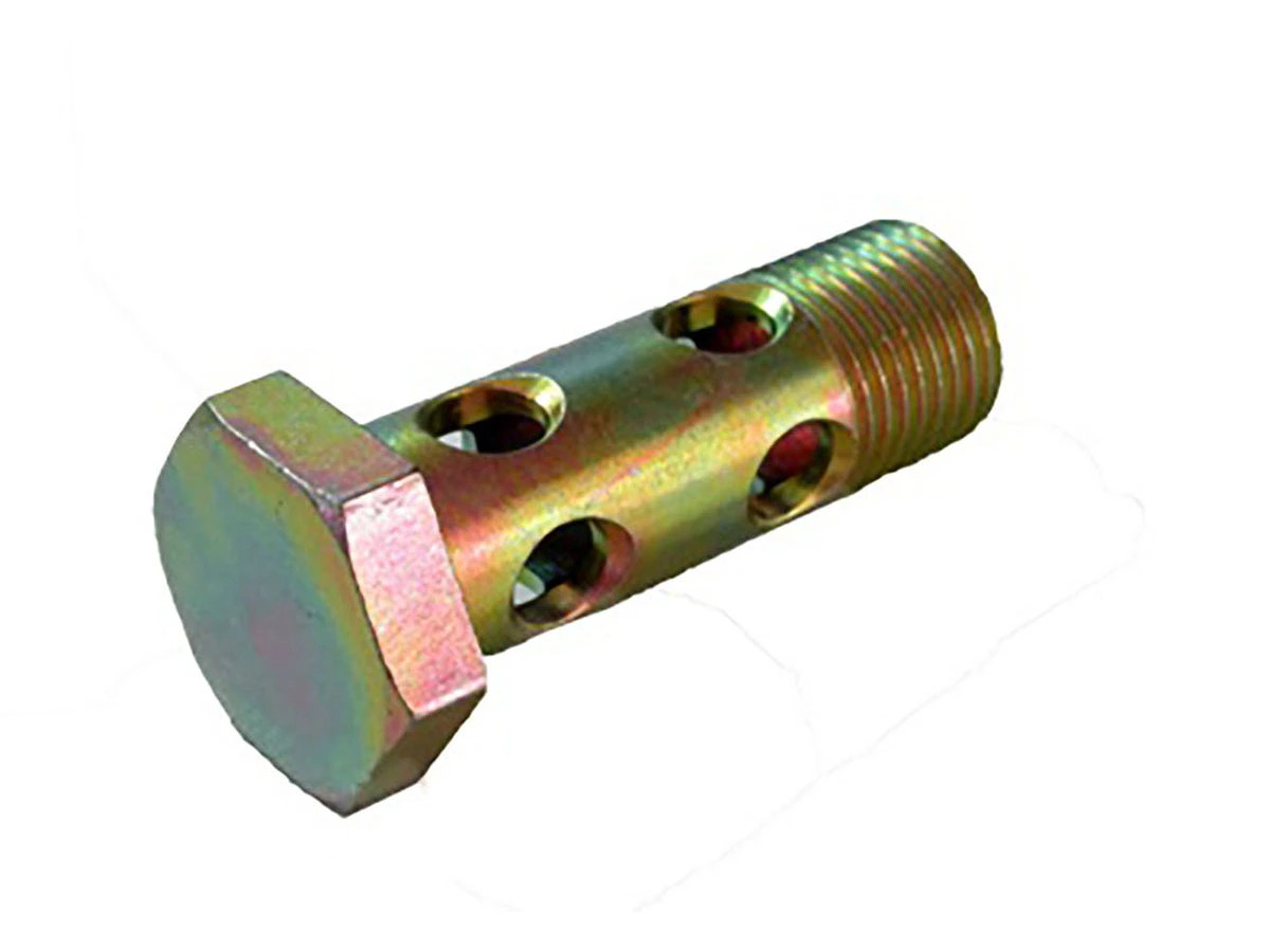 PARAFUSO OCO BANJO M16X1,5X45 8 FUROS ONIBUS VW 16180 16170 16220 35300 16300 71