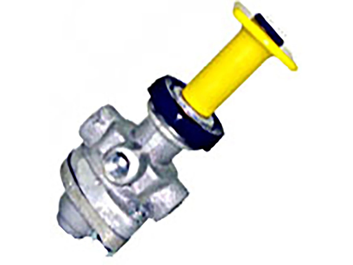 VALVULA FREIO MAO BOTAO AMARELO 1/8 VW 7.90S 7.110S 7.100 8.140 8.140CO CE 14.20