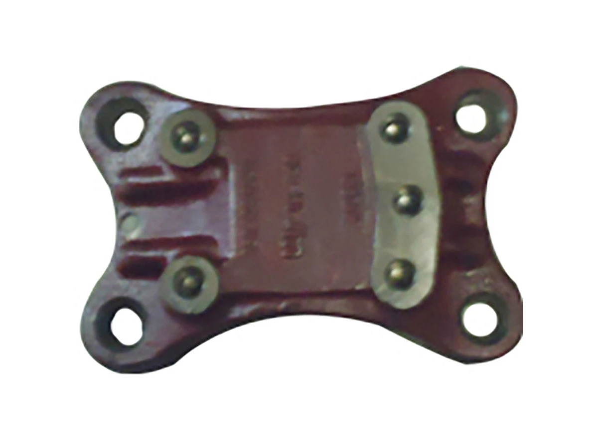 SAPATA DOS GRAMPOS COM FURO PARA AMORTECEDOR MB 1313 1513 1418 (3523250131.)