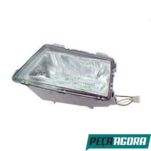 FAROL COMPLETO COM MILHA ESQUERDO SEM LAMPADA MERCEDES BENZ (9018200561)