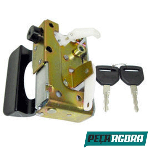 FECHADURA PORTA COMPLETA ESQUERDO LE FORD CARGO (86HUE21813AA)