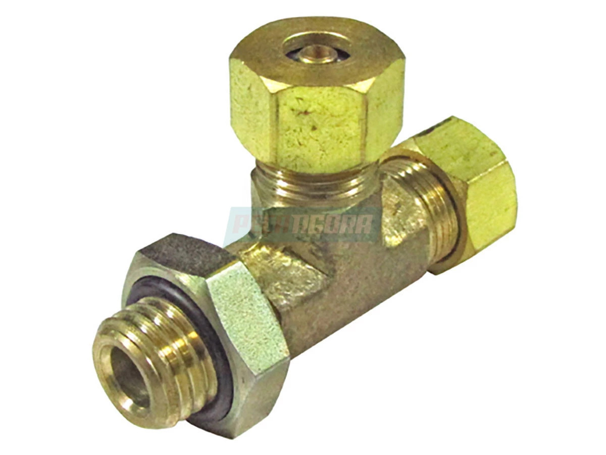 TEE MACHO CENTRAL M12 X 1,5 TUBO 6MM (ML1419EL)