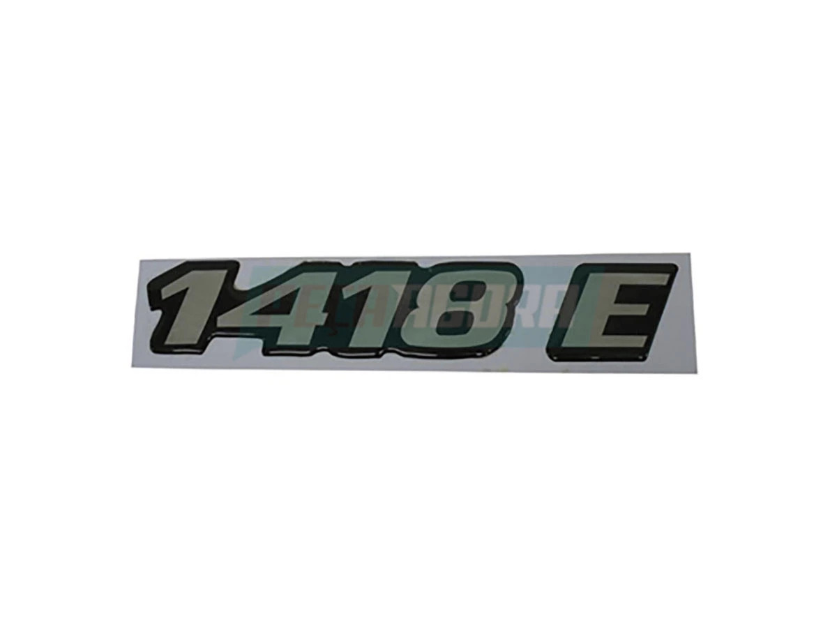 EMBLEMA LATERAL LISO RESINADO 1418E MERCEDES 1418E (MB1418A-PTO1612U)