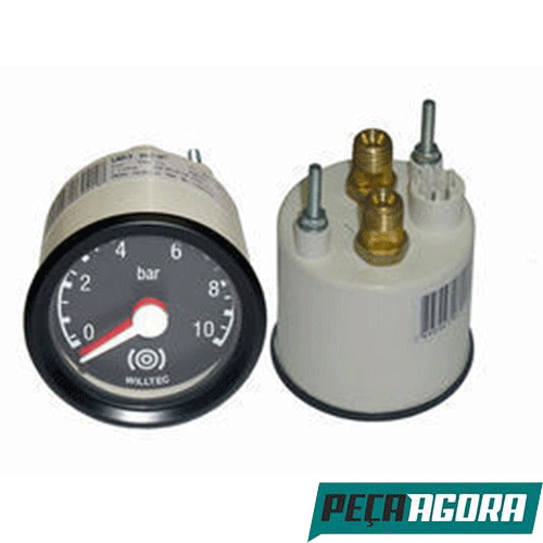 MANOMETRO DUPLO PRESSAO AR 10 BAR MB MERCEDES BENZ (0005420328 -W03003P)