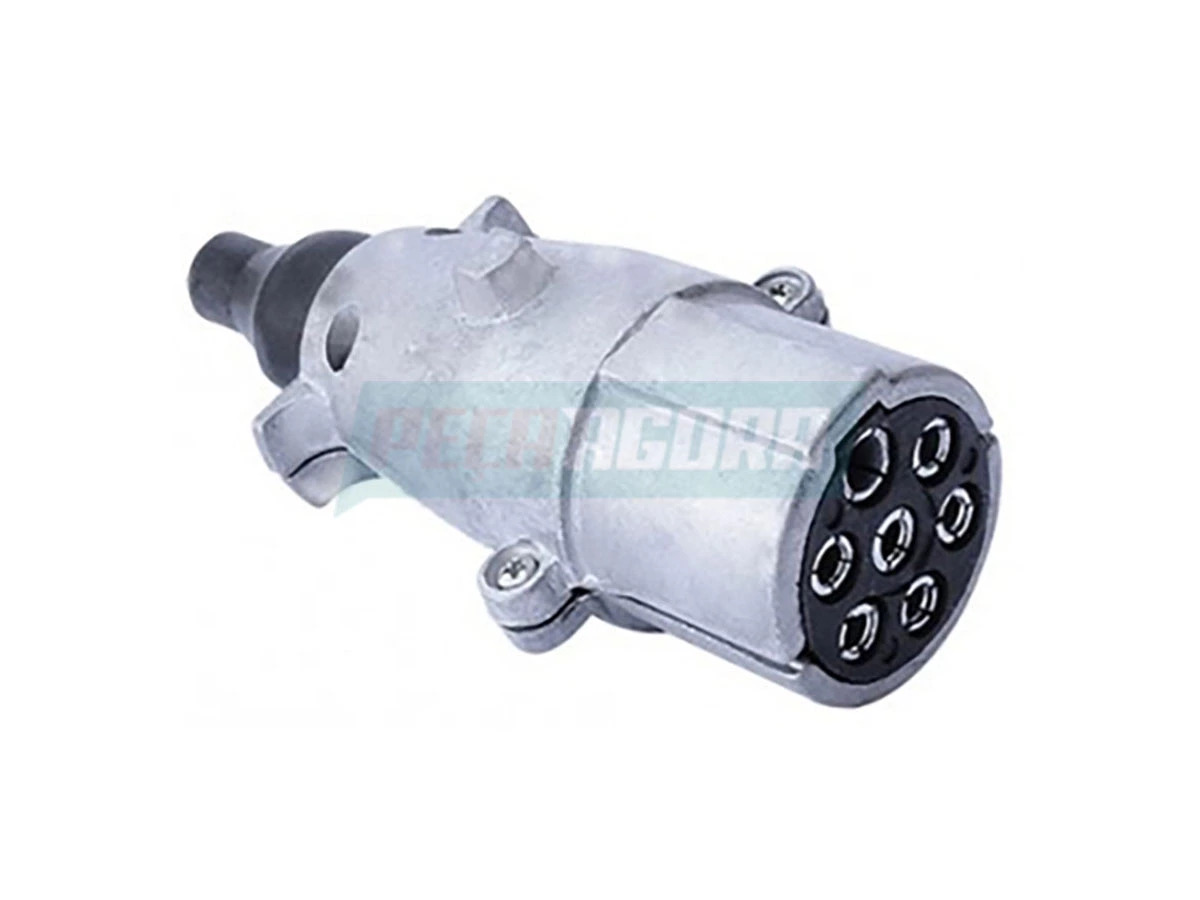 TOMADA ELETRICA 7 POLOS MACHO ALUMINIO (004200)