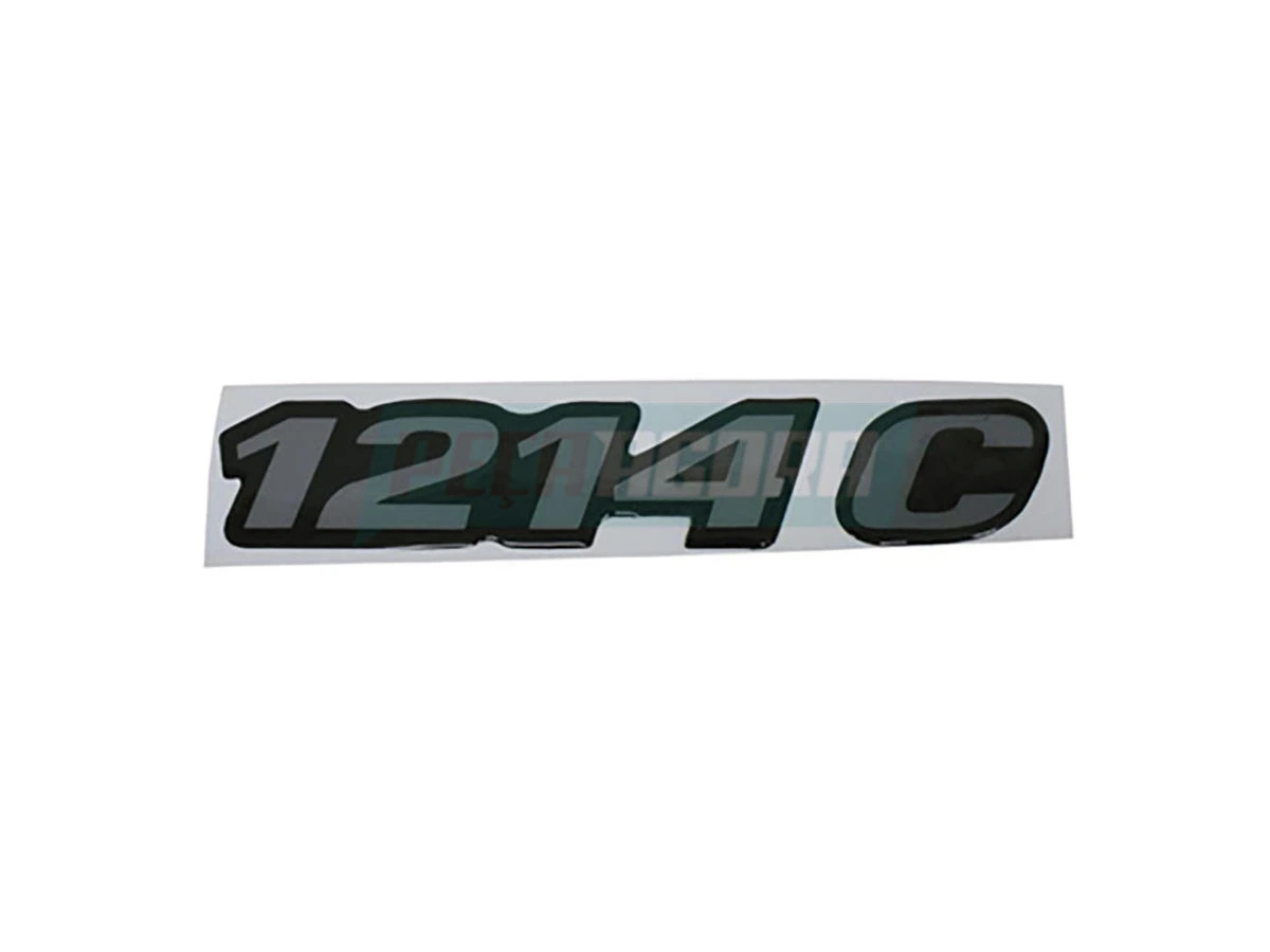 EMBLEMA LATERAL RESINADO LISO 1214C MERCEDES 1214C (MB1214C)