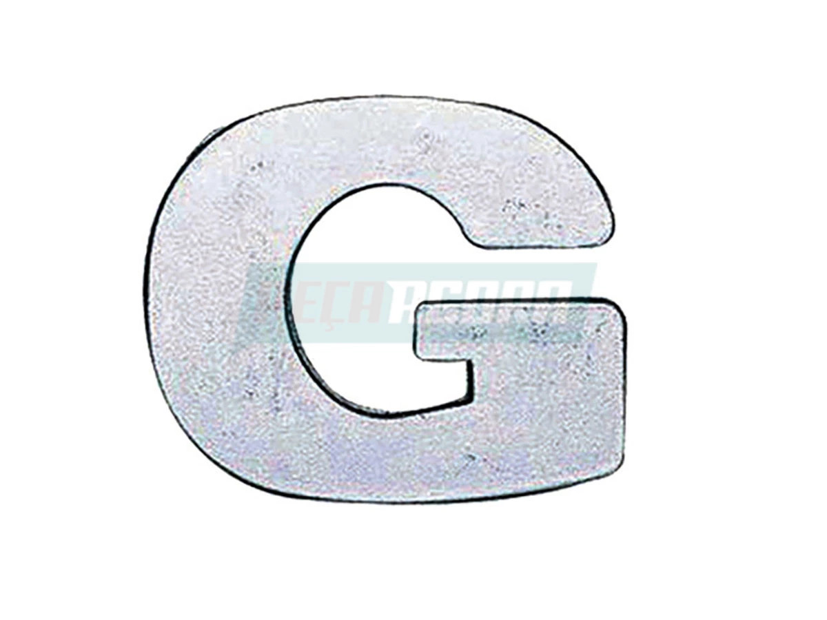 EMBLEMA PLASTICO LETRA ORIGINAL PARA SCANIA SERIE 4 ''G'' (1365117,)