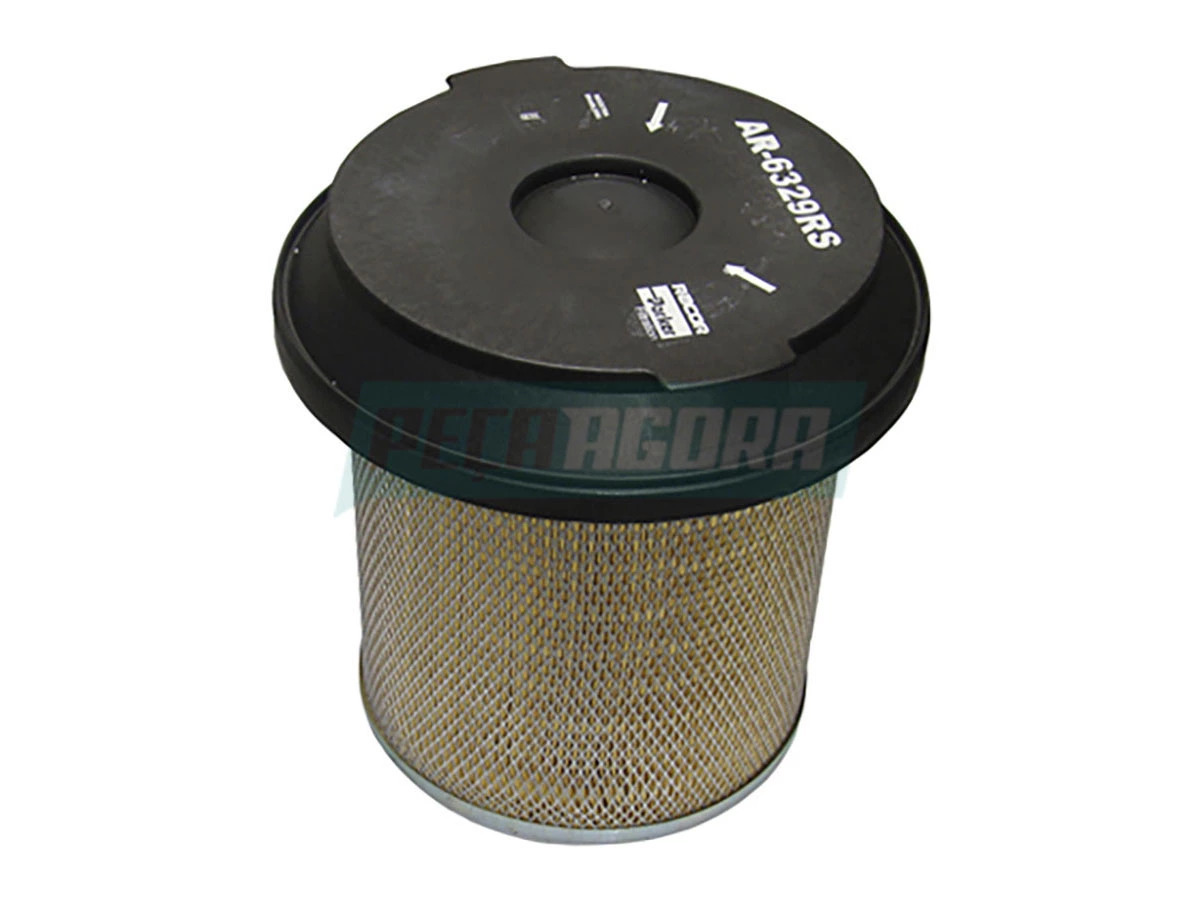 ELEMENTO FILTRO AR MOTOR COM TAMPA MB ATEGO 1015 1016 1017 1018 1022 1023 1024 1