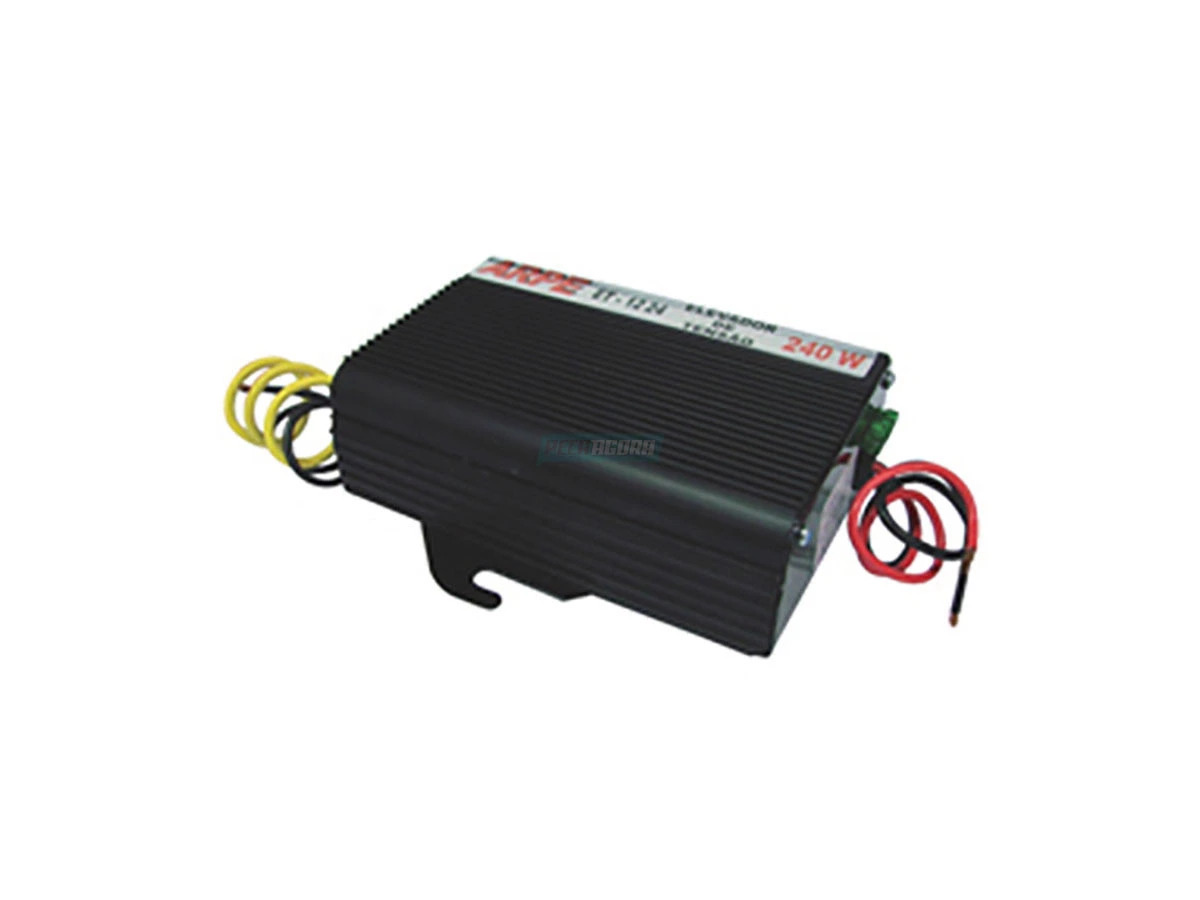 ELEVADOR DE TENSAO UNIVERSAL PARA CAMINHAO ENTRADA PARA 12V E SAIDA PARA 24V 10 