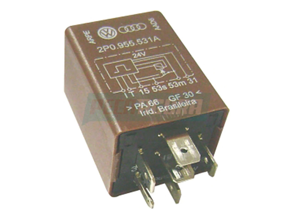 RELE TEMPORIZADOR LIMPADOR 24V 6TERMINAIS MAN 24V COM ESGUILHO 6 TERMINAIS - CAN