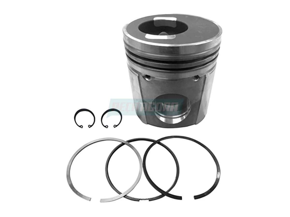 KIT PISTAO COM ANEIS CUMMINS 6CTAA 8.3 7707 SEM PINO VW 16300 99 A 2000 CHILE 17