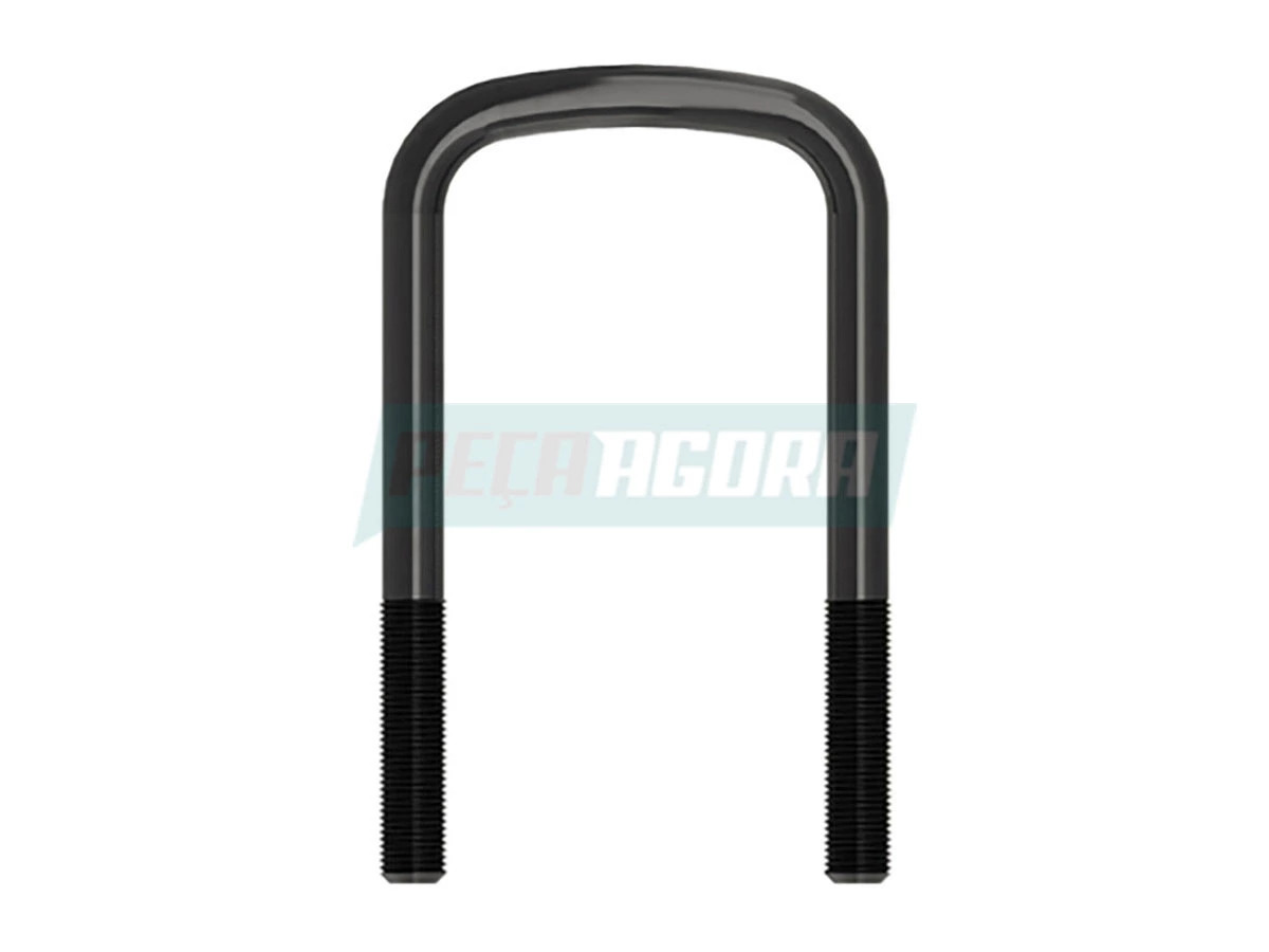 GRAMPO MOLA DIANTEIRA COM PORCA 9/16X80X220D MICRO ONIBUS ACO 10.9 (2R0411129-22