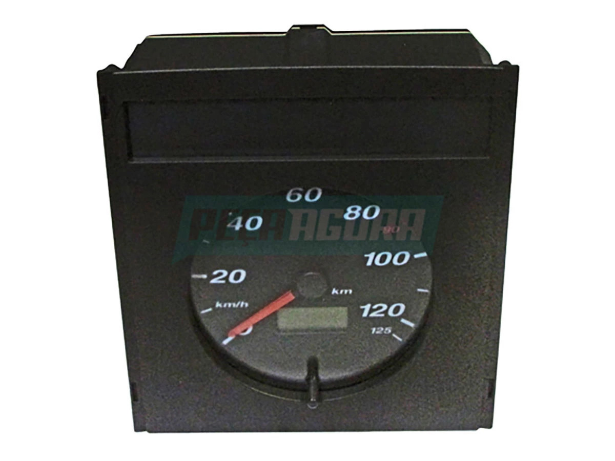 VELOCIMETRO COMPLETO 12V CARCACA PRETA LINHA VW VELOC. C/INDICADORES COR PRETO 1