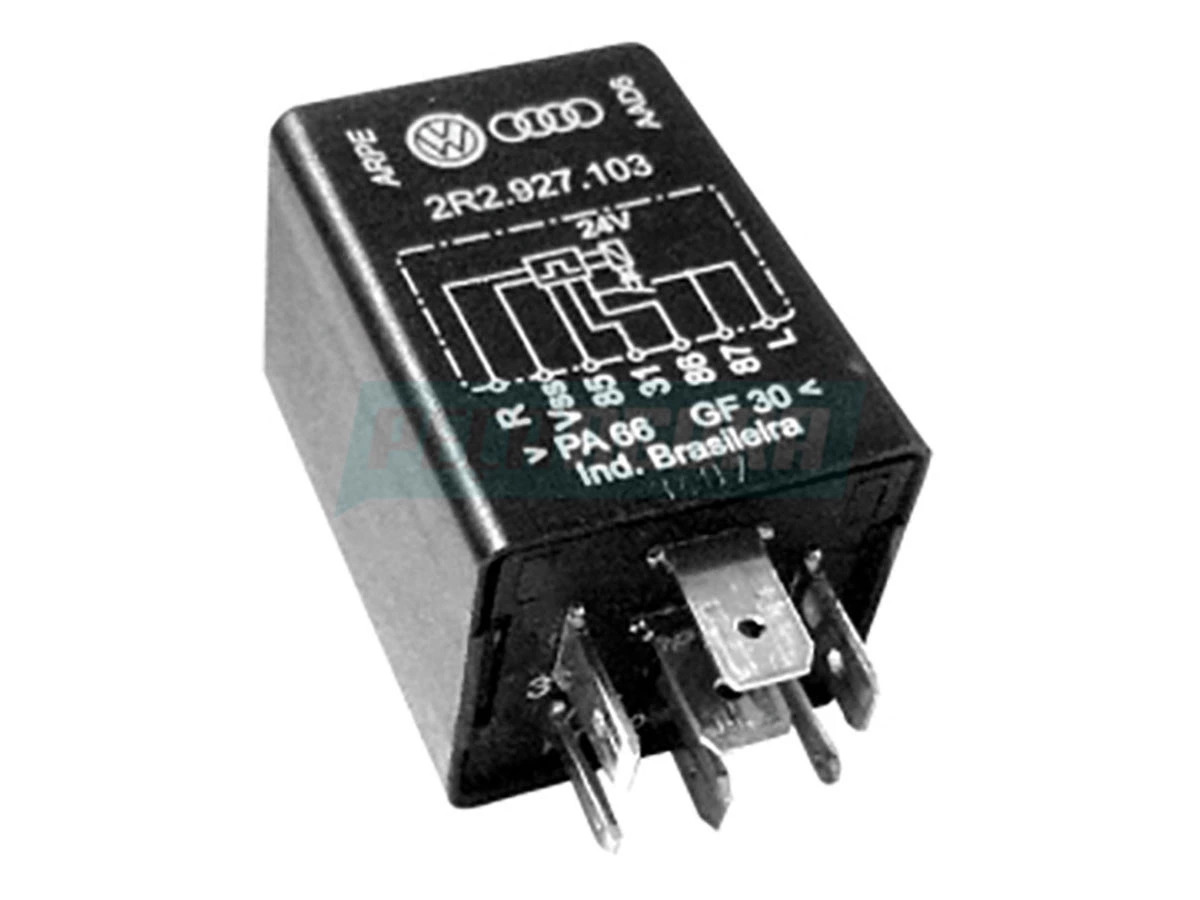 RELE TEMPORIZADOR ANTI SKID 24V VW 25370E 25320 26370 2005 DIANTE 24V 7 TERMINAI