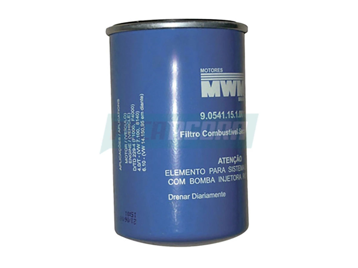FILTRO COMBUSTIVEL VW 7100 94 A 97 8140 94 A 97 14150 95 A 97 MOTOR MWM VW ONIBU